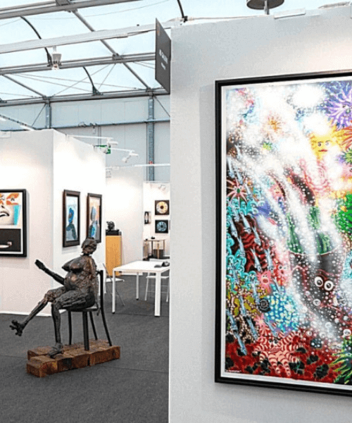 le marché de l'art dans les foires